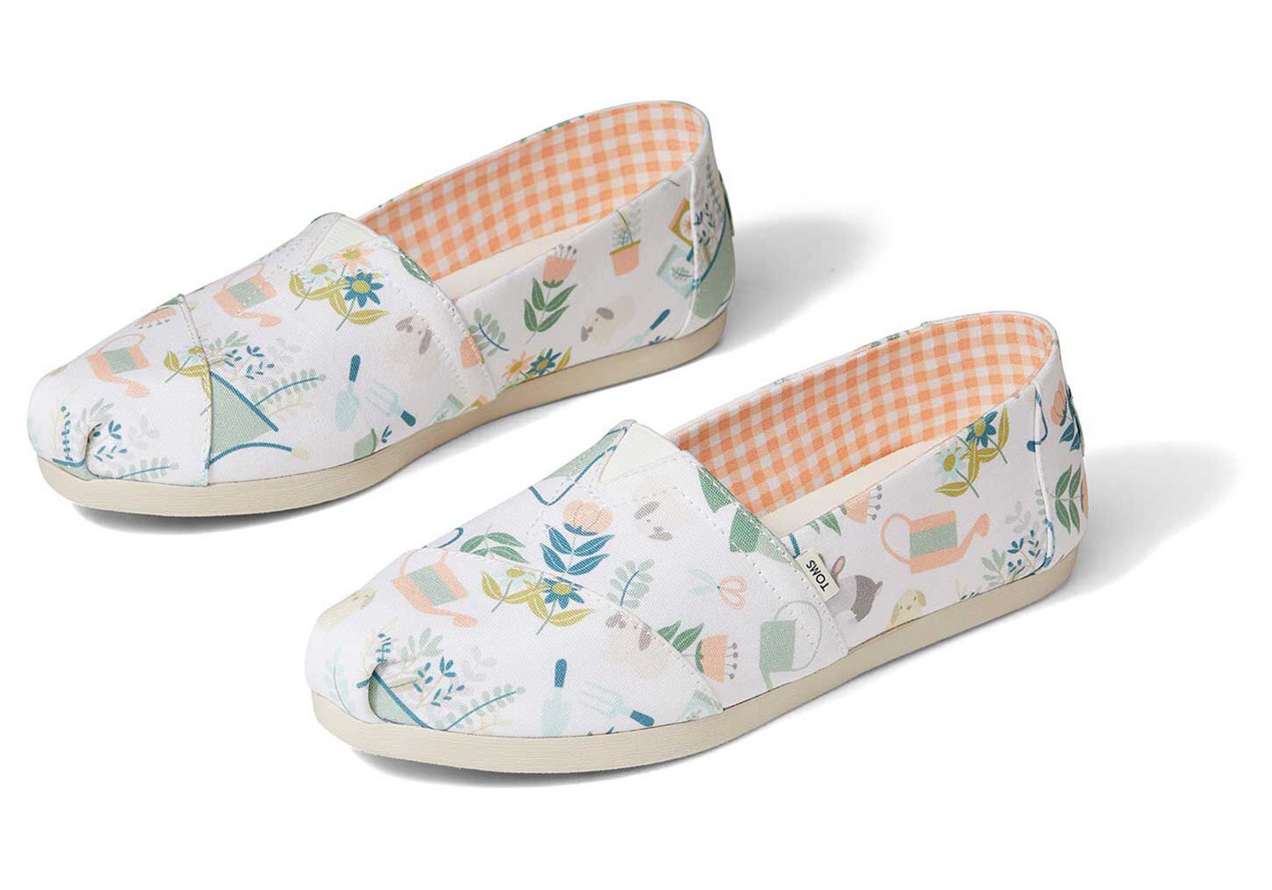 Toms Alpargata Garden Party Espadrille White - Womens - 47305-RWSU